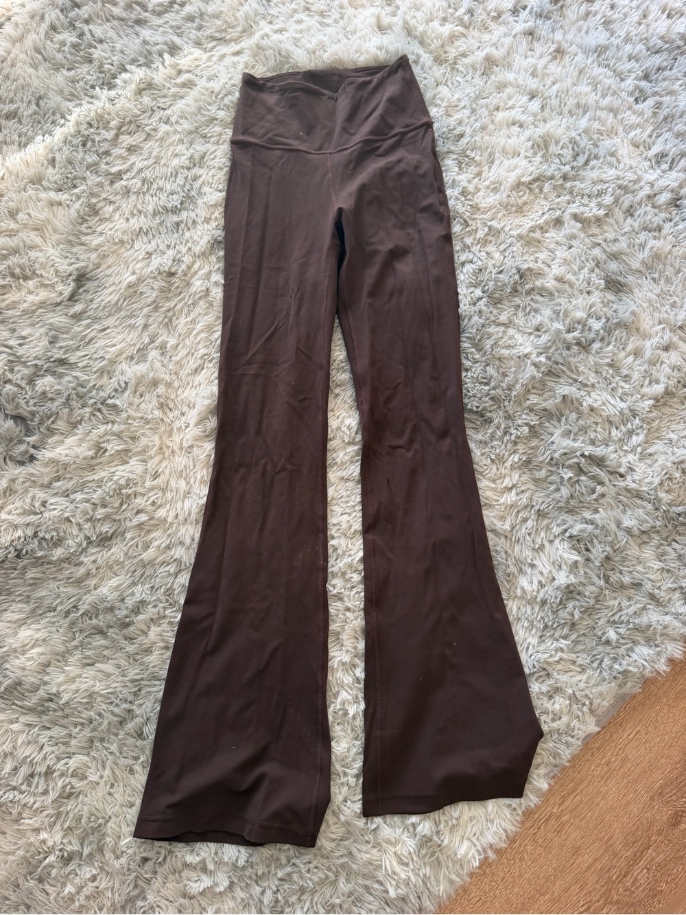 lululemon athletica Brown High-Waist Flare Leggings
